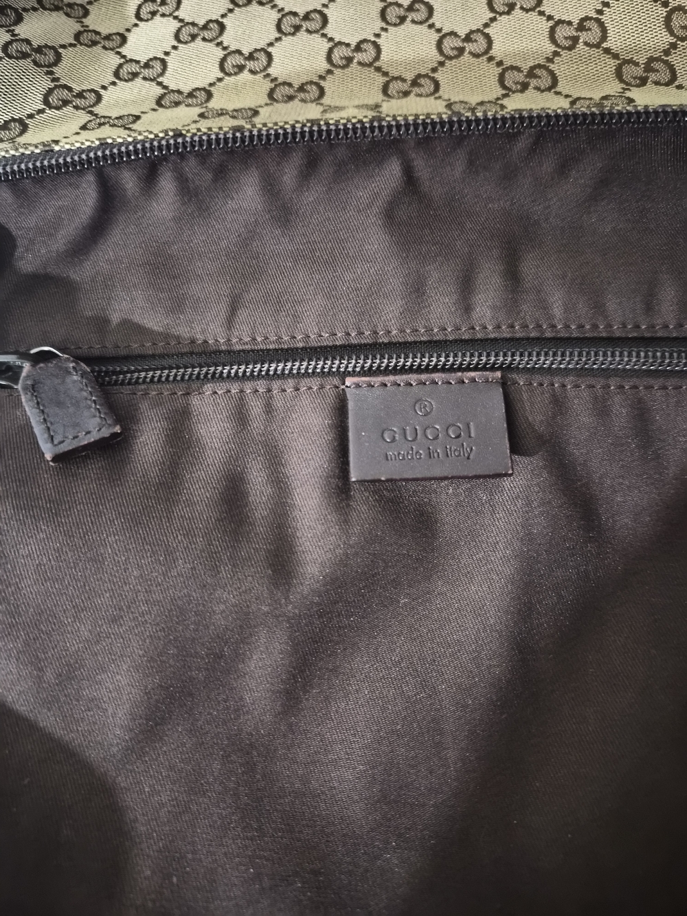 PROJECT... Gucci Beige/Brown Monogram Crossbody Bag - Picture 15 of 16